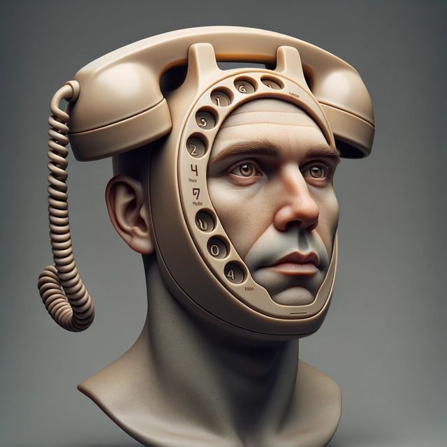 Gérard, tête de téléphone